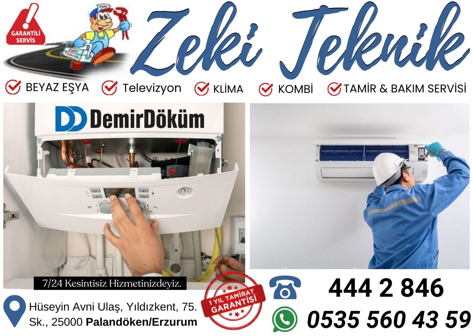 palandöken-demirdöküm-servisi